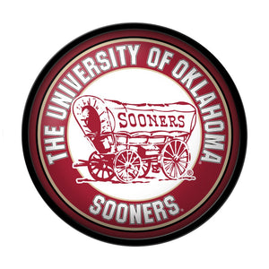Oklahoma Sooners: Wagon - Modern Disc Wall Sign - The Fan-Brand