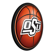 Load image into Gallery viewer, Oklahoma State Cowboys: Basketball - Round Slimline Lighted Wall Sign - The Fan-Brand