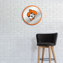 Load image into Gallery viewer, Oklahoma State Cowboys: Mascot - Modern Disc Mirrored Wall Sign - The Fan-Brand