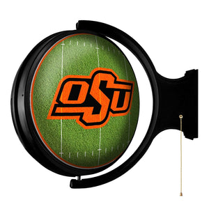 Oklahoma State Cowboys: On the 50 - Rotating Lighted Wall Sign - The Fan-Brand