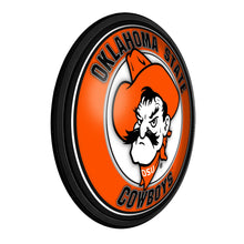 Load image into Gallery viewer, Oklahoma State Cowboys: Pete - Round Slimline Lighted Wall Sign - The Fan-Brand