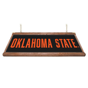Oklahoma State Cowboys: Premium Wood Pool Table Light - The Fan-Brand