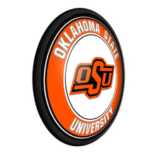 Load image into Gallery viewer, Oklahoma State Cowboys: Round Slimline Lighted Wall Sign - The Fan-Brand