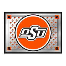 Load image into Gallery viewer, Oklahoma State Cowboys: Team Spirit - Framed Mirrored Wall Sign - The Fan-Brand