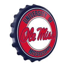 Load image into Gallery viewer, Ole Miss Rebels: Bottle Cap Wall Sign - The Fan-Brand