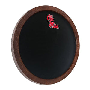 Ole Miss Rebels: Chalkboard "Faux" Barrel Top Sign - The Fan-Brand