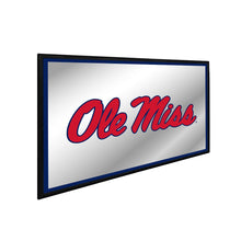 Load image into Gallery viewer, Ole Miss Rebels: Framed Mirrored Wall Sign - The Fan-Brand