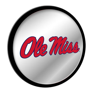 Ole Miss Rebels: Modern Disc Mirrored Wall Sign - The Fan-Brand