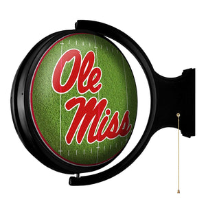 Ole Miss Rebels: On the 50 - Rotating Lighted Wall Sign - The Fan-Brand