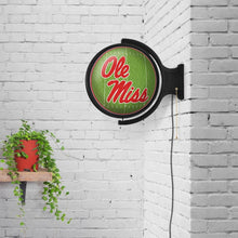 Load image into Gallery viewer, Ole Miss Rebels: On the 50 - Rotating Lighted Wall Sign - The Fan-Brand