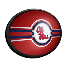 Load image into Gallery viewer, Ole Miss Rebels: Oval Slimline Lighted Wall Sign - The Fan-Brand