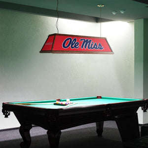 Ole Miss Rebels: Premium Wood Pool Table Light - The Fan-Brand