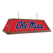 Load image into Gallery viewer, Ole Miss Rebels: Premium Wood Pool Table Light - The Fan-Brand