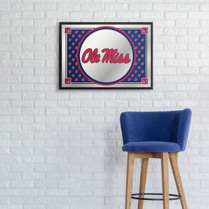 Ole Miss Rebels: Team Spirit - Framed Mirrored Wall Sign - The Fan-Brand