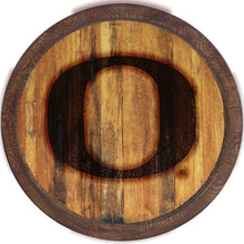 Load image into Gallery viewer, Oregon Ducks: Branded &quot;Faux&quot; Barrel Top Sign - The Fan-Brand