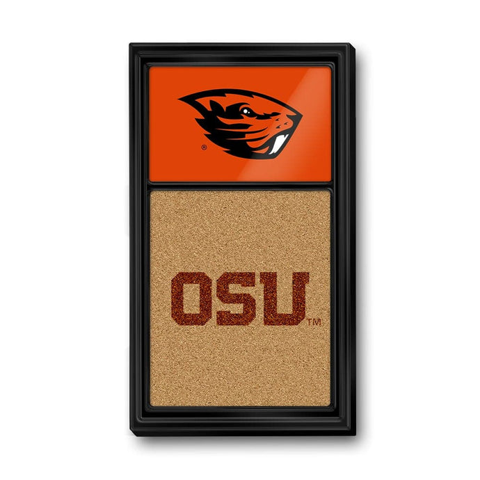Oregon State Beavers: Dual Logos - Cork Note Board - The Fan-Brand