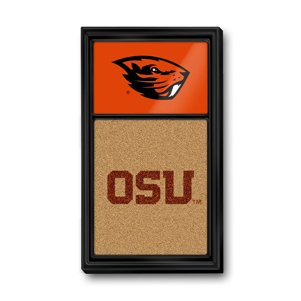 Oregon State Beavers: Dual Logos - Cork Note Board - The Fan-Brand
