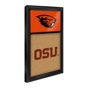 Oregon State Beavers: Dual Logos - Cork Note Board - The Fan-Brand