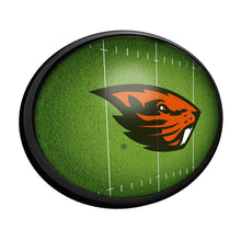 Load image into Gallery viewer, Oregon State Beavers: On the 50 - Oval Slimline Lighted Wall Sign - The Fan-Brand