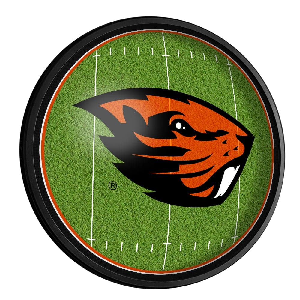 Oregon State Beavers: On the 50 - Slimline Lighted Wall Sign - The Fan-Brand