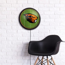 Load image into Gallery viewer, Oregon State Beavers: On the 50 - Slimline Lighted Wall Sign - The Fan-Brand