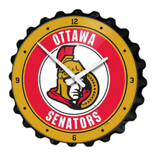 Load image into Gallery viewer, Ottawa Senators: Bottle Cap Wall Clock - The Fan-Brand