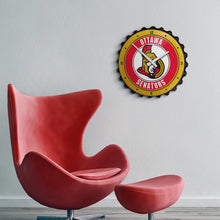 Load image into Gallery viewer, Ottawa Senators: Bottle Cap Wall Clock - The Fan-Brand