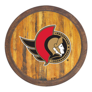 Ottawa Senators: "Faux" Barrel Top Sign - The Fan-Brand