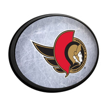 Load image into Gallery viewer, Ottawa Senators: Ice Rink - Oval Slimline Lighted Wall Sign - The Fan-Brand