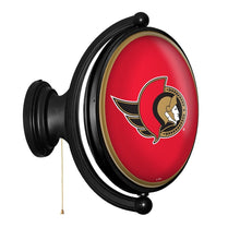 Load image into Gallery viewer, Ottawa Senators: Original Oval Rotating Lighted Wall Sign - The Fan-Brand