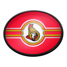 Load image into Gallery viewer, Ottawa Senators: Oval Slimline Lighted Wall Sign - The Fan-Brand