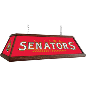 Ottawa Senators: Premium Wood Pool Table Light - The Fan-Brand