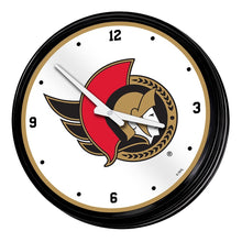 Load image into Gallery viewer, Ottawa Senators: Retro Lighted Wall Clock - The Fan-Brand