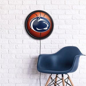 Penn State Nittany Lions: Basketball - Slimline Lighted Wall Sign - The Fan-Brand