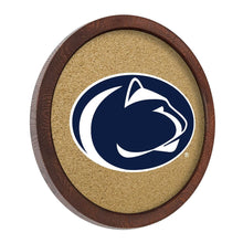 Load image into Gallery viewer, Penn State Nittany Lions: &quot;Faux&quot; Barrel Framed Cork Board - The Fan-Brand