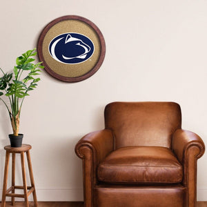 Penn State Nittany Lions: "Faux" Barrel Framed Cork Board - The Fan-Brand