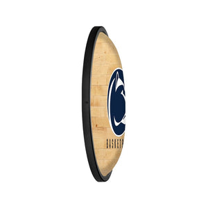 Penn State Nittany Lions: Hardwood - Oval Slimline Lighted Wall Sign - The Fan-Brand