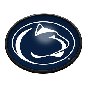 Penn State Nittany Lions: Lion - Oval Slimline Lighted Wall Sign - The Fan-Brand