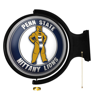 Penn State Nittany Lions: Mascot - Original Round Rotating Lighted Wall Sign - The Fan-Brand