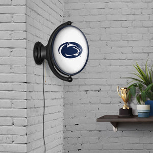 Penn State Nittany Lions: Original Oval Rotating Lighted Wall Sign - The Fan-Brand