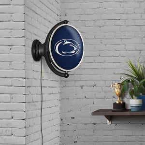 Penn State Nittany Lions: Original Oval Rotating Lighted Wall Sign - The Fan-Brand