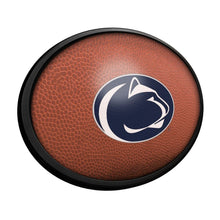 Load image into Gallery viewer, Penn State Nittany Lions: Pigskin - Oval Slimline Lighted Wall Sign - The Fan-Brand