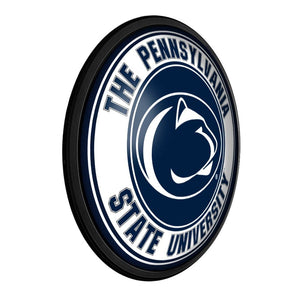 Penn State Nittany Lions: Round Slimline Lighted Wall Sign - The Fan-Brand