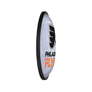 Philadelphia Flyers: Ice Rink - Oval Slimline Lighted Wall Sign - The Fan-Brand