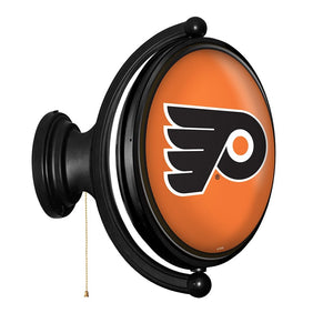 Philadelphia Flyers: Original Oval Rotating Lighted Wall Sign - The Fan-Brand