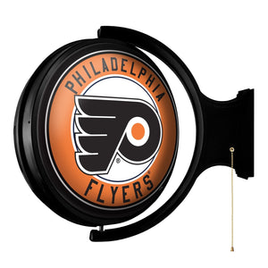 Philadelphia Flyers: Original Round Rotating Lighted Wall Sign - The Fan-Brand