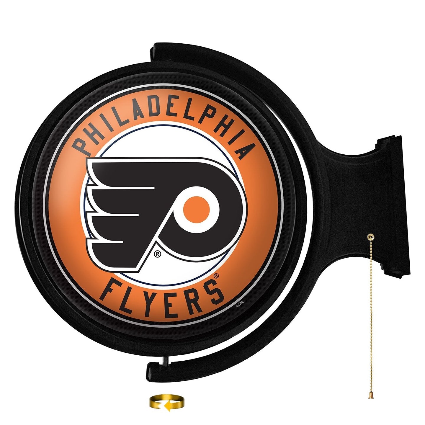 Philadelphia Flyers: Original Round Rotating Lighted Wall Sign - The Fan-Brand