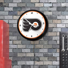 Load image into Gallery viewer, Philadelphia Flyers: Retro Lighted Wall Clock - The Fan-Brand