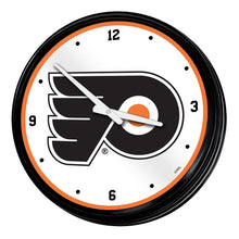 Load image into Gallery viewer, Philadelphia Flyers: Retro Lighted Wall Clock - The Fan-Brand
