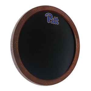 Pitt Panthers: Chalkboard "Faux" Barrel Top Sign - The Fan-Brand